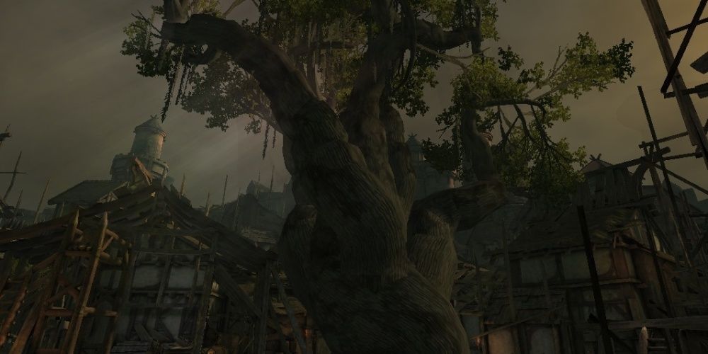 Dragon Age Origins Tree In The Elven Alienage