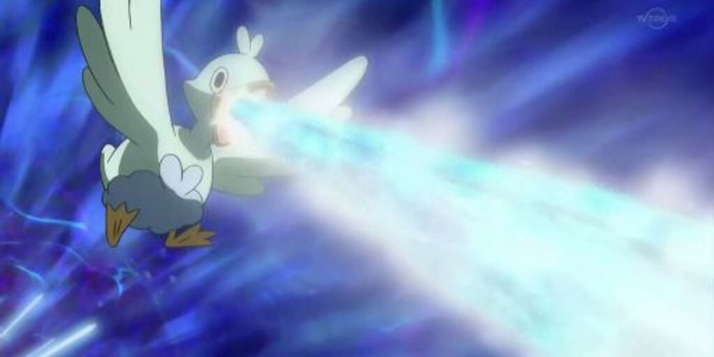 Ducklett Using Scald Pokemon Anime