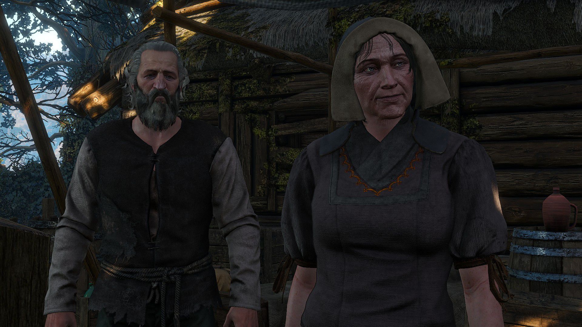the elderly couple witcher 3