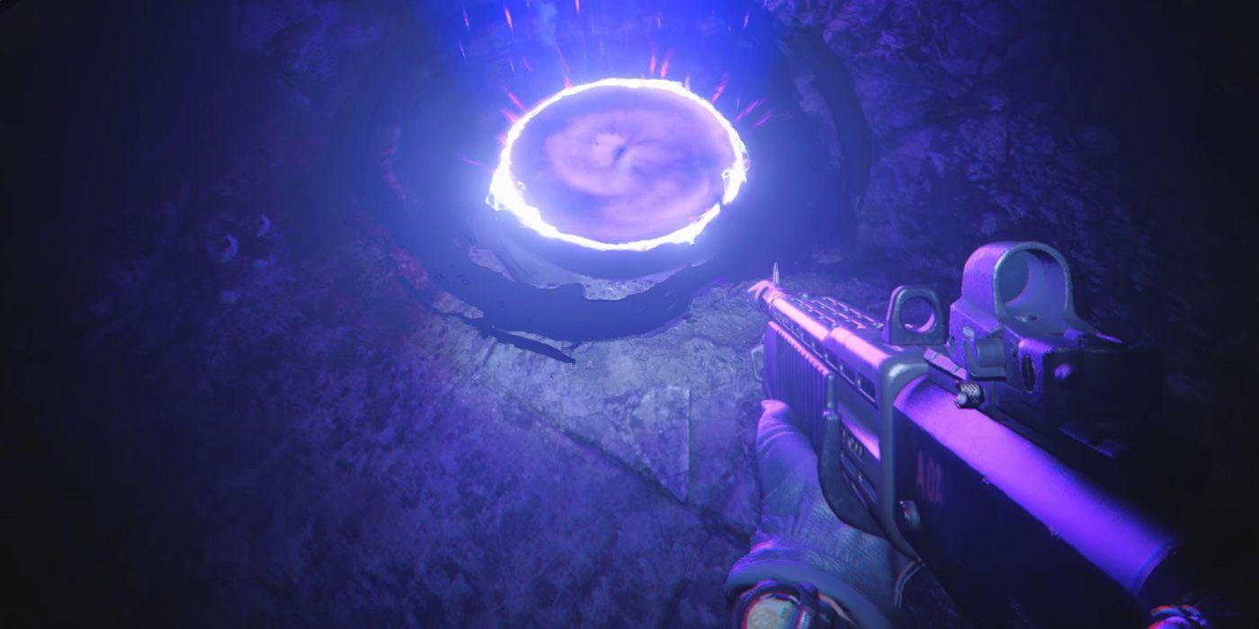 Call Of Duty Black Ops Cold War: Hopping Into An Aether Portal In Zombies