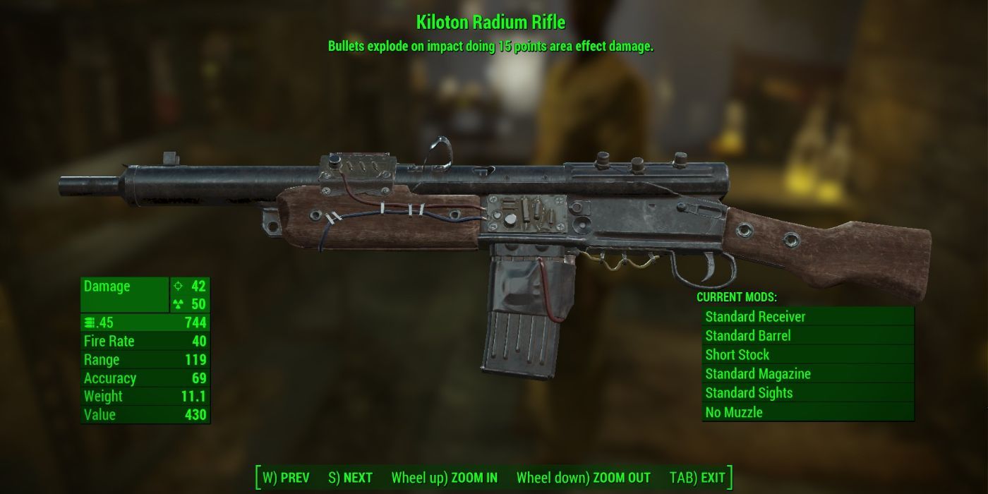 Fallout 4 kiloton radium rifle
