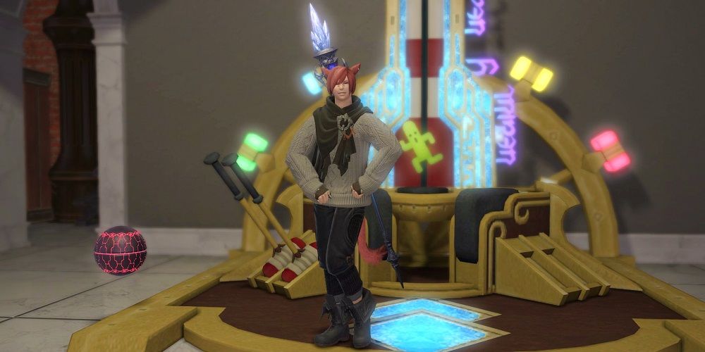 Final Fantasy 14 Crystal Tower Striker Furnishing