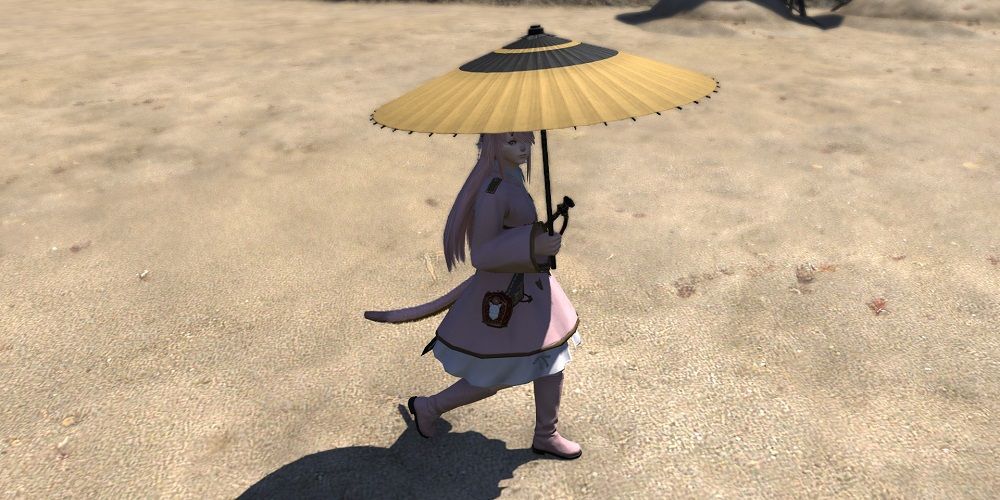 Final Fantasy 14 gold paper parasol