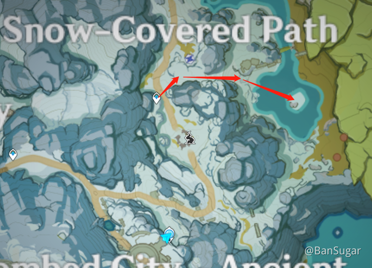 Genshin Impact Dragonspine Treasure Box Locations