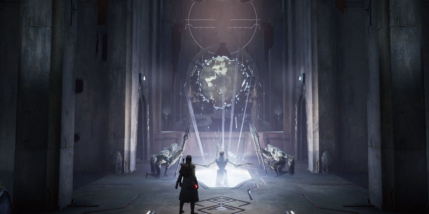 Remnant From The Ashes: Undying King Opening The Portal To Corsus