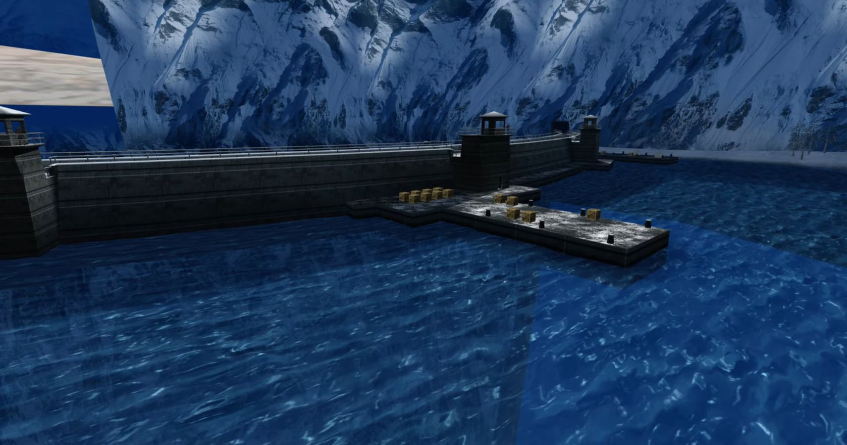 A remastered version of GoldenEye's dam