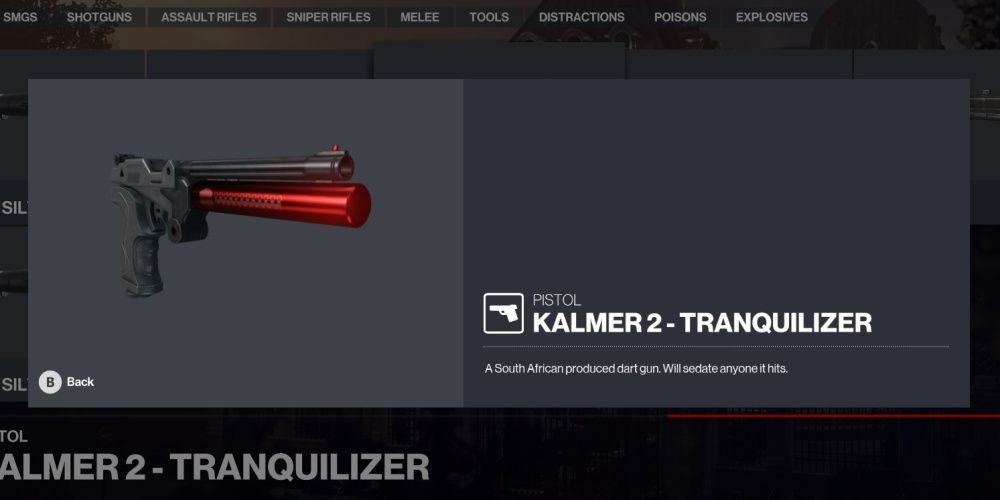 Hitman 3 Kalmer 2 Tranquilizer In Game Description