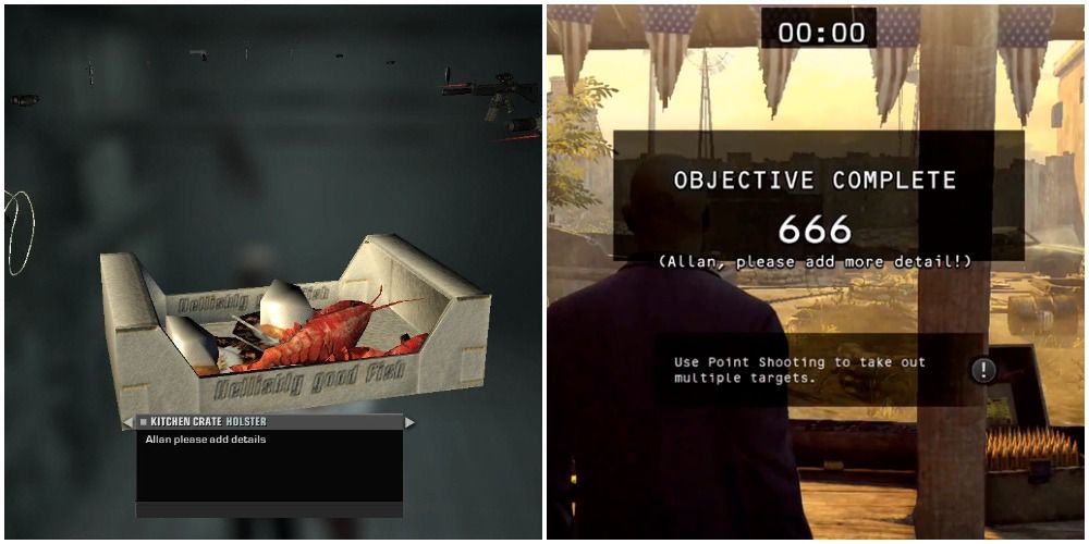 Hitman collage Allan blooper and easter egg