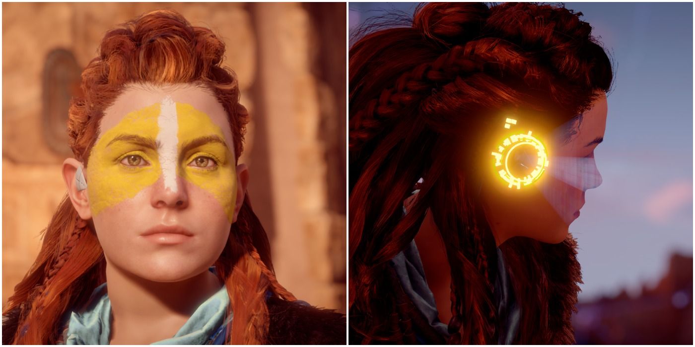 Horizon Zero Dawn face paint and Focus effect