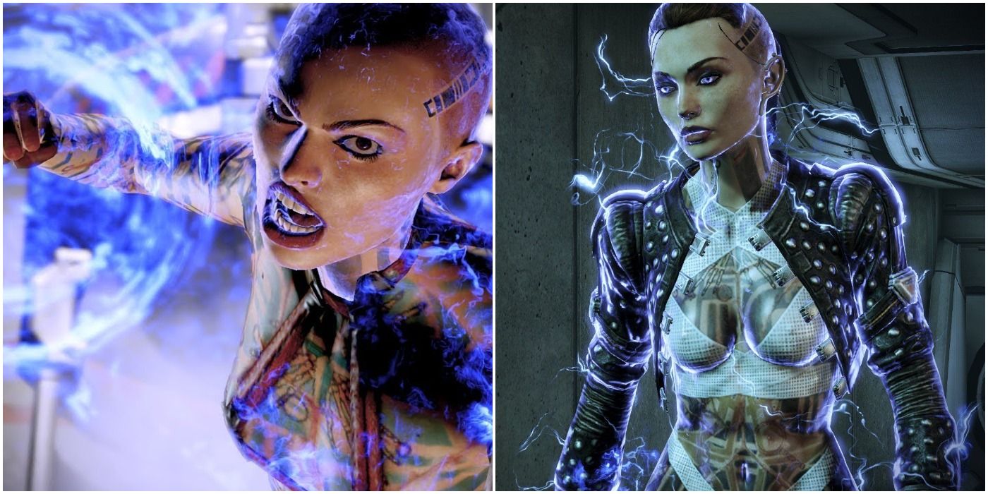 images of Jack from Mass Effect 2 and 3
