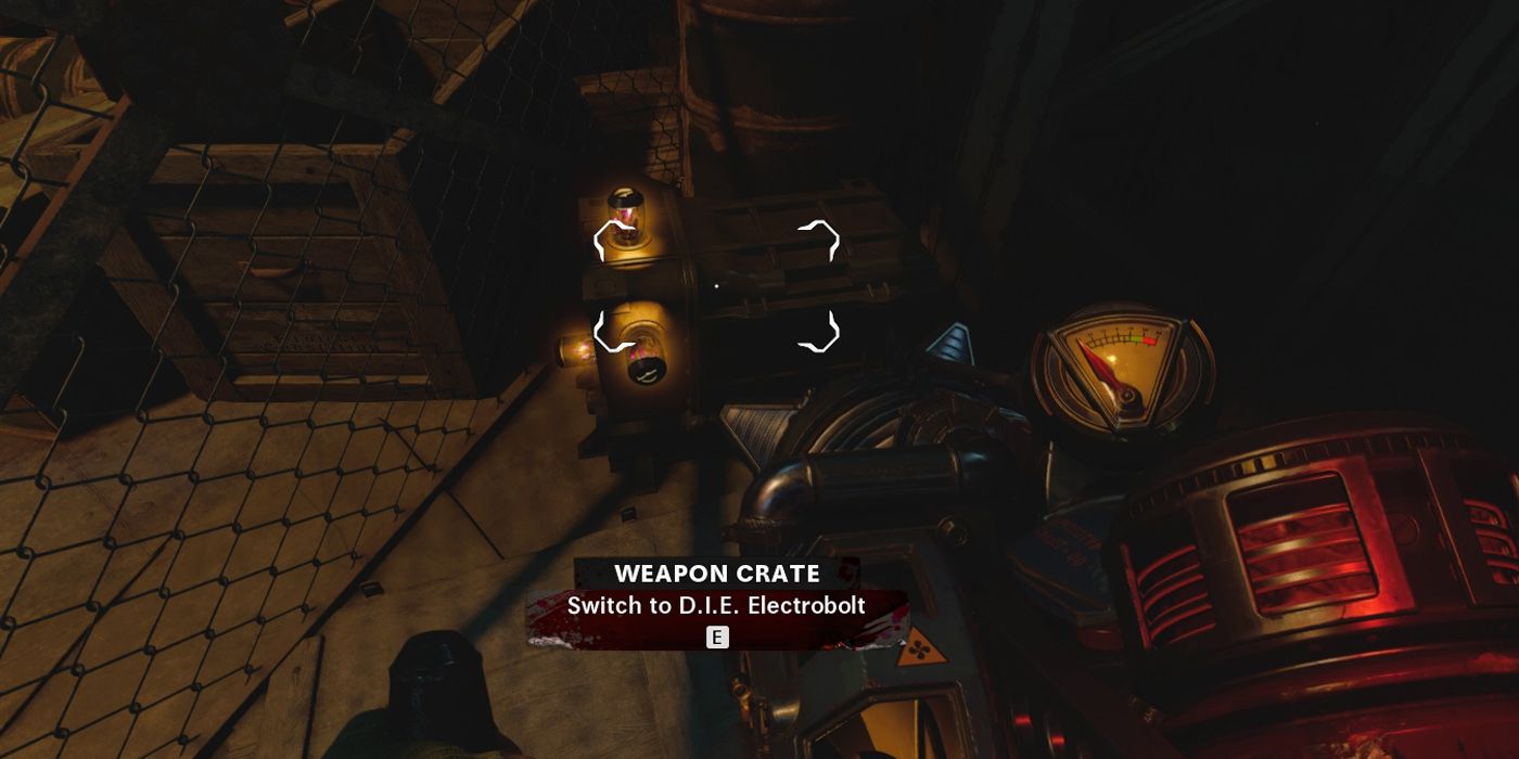 Call Of Duty Black Ops Cold War: A Fully Charged Weapon Crate Holding The Electrobolt Capsule