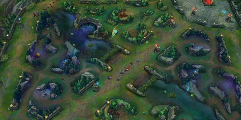 League Of Legends Wild Rift Map When Zoomed Out
