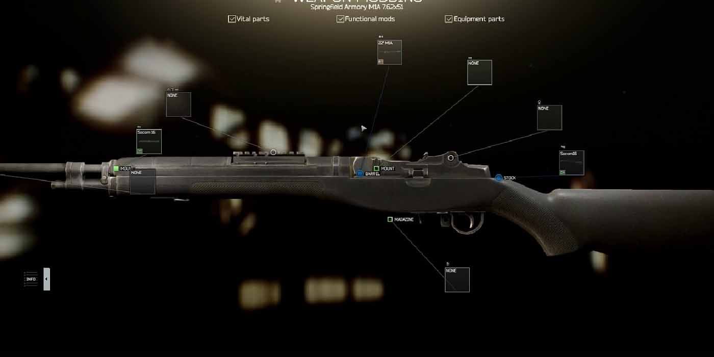 Escape From Tarkov for PC. The M1A rifle