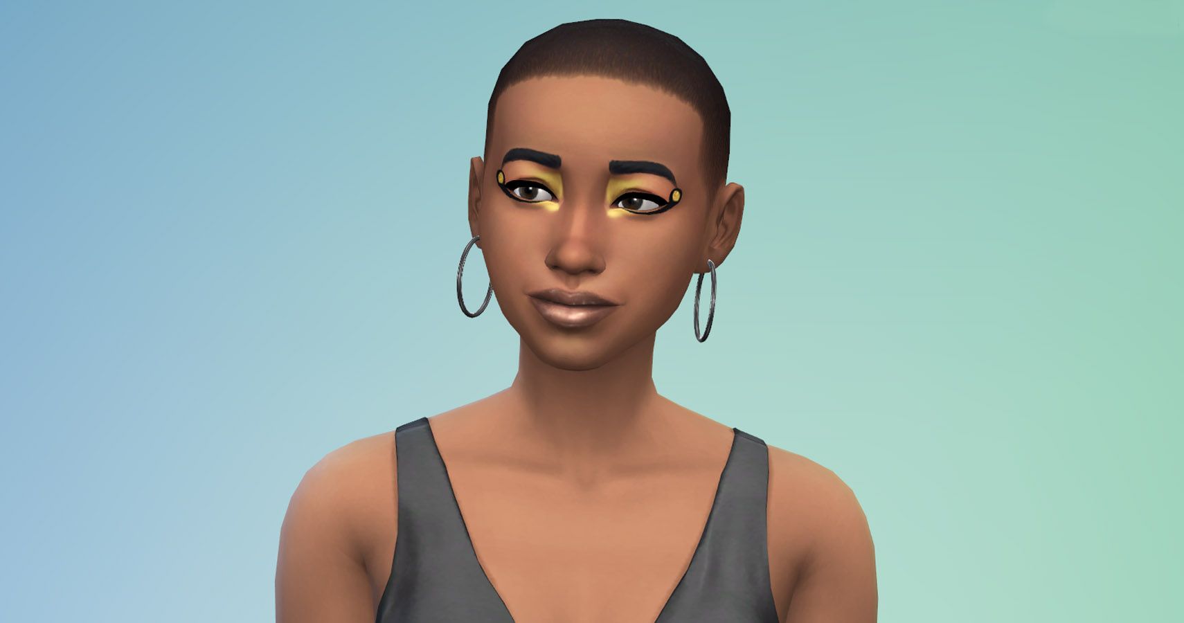 A mac makeup look from The SIms 4