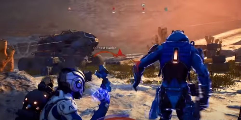 Mass Effect Andromeda Throwing Enemy At Another Enemy
