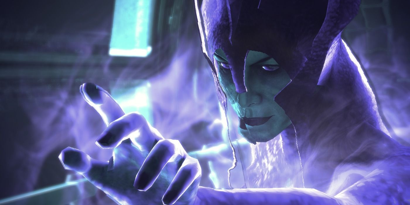 Mass Effect Matriarch Benezia Using Biotic Powers
