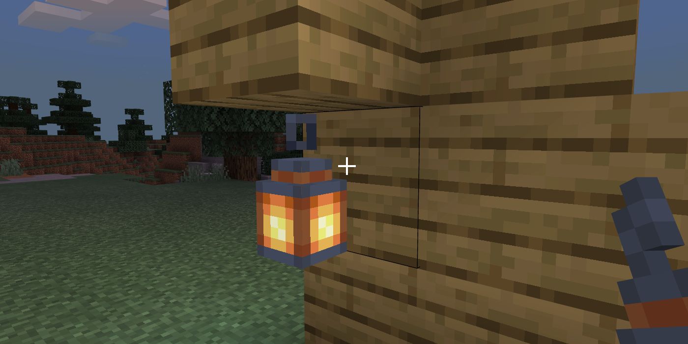 minecraft lantern lamp post
