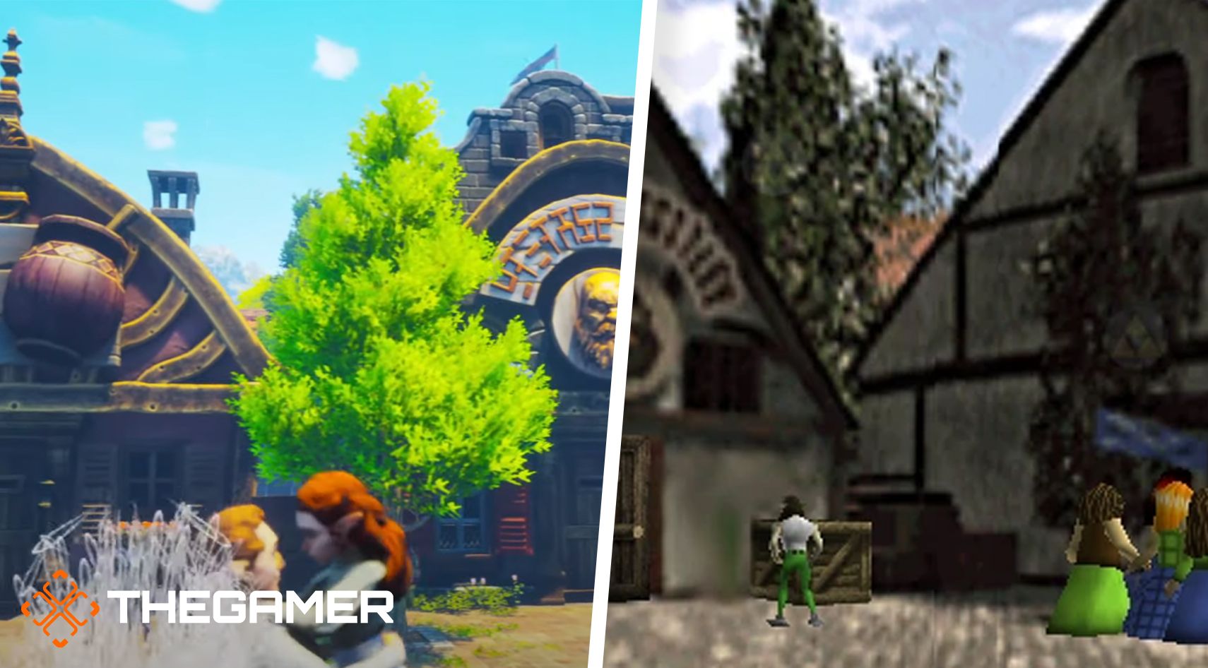 Take a look at Zelda Ocarina of Time's Temple Of Time in Unreal