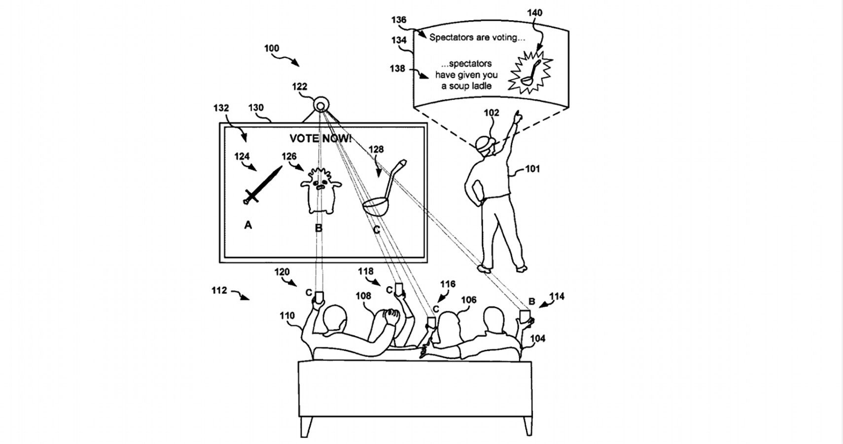 An illustration of how a recently published PSVR patent would work.