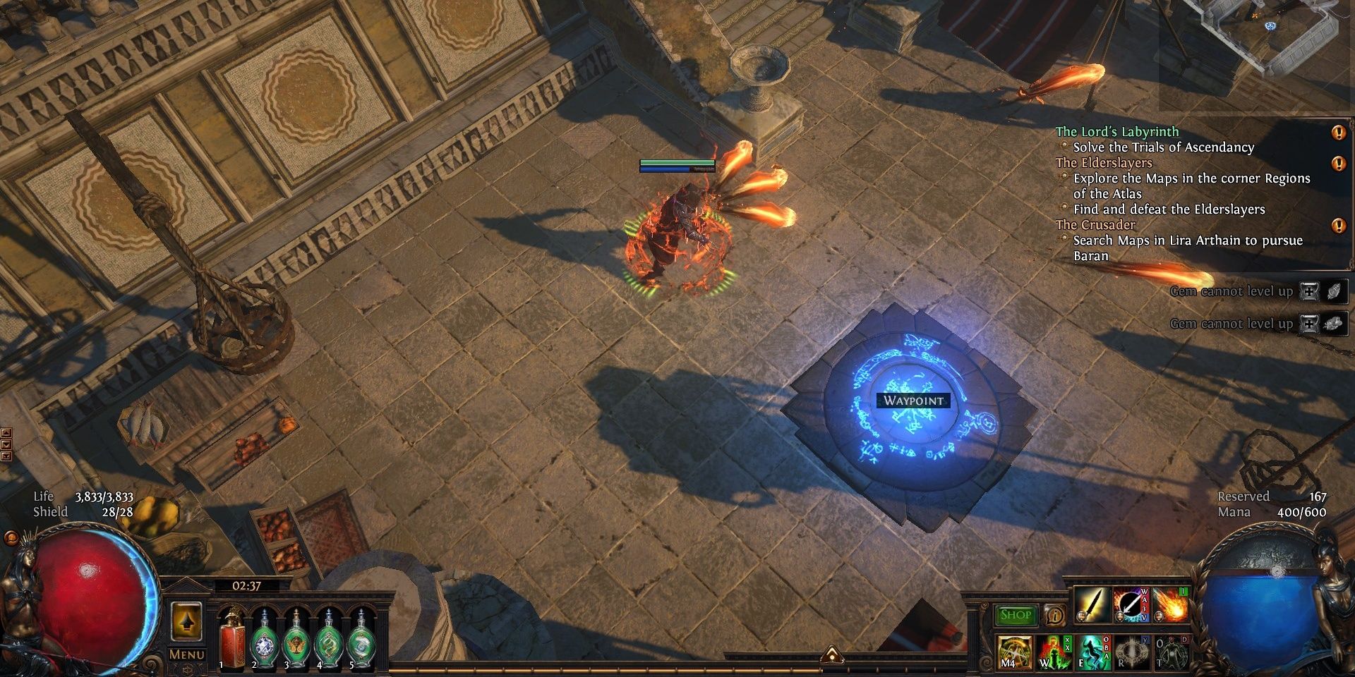 path of exile store quest items