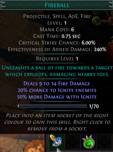 Path of Exile Fireball