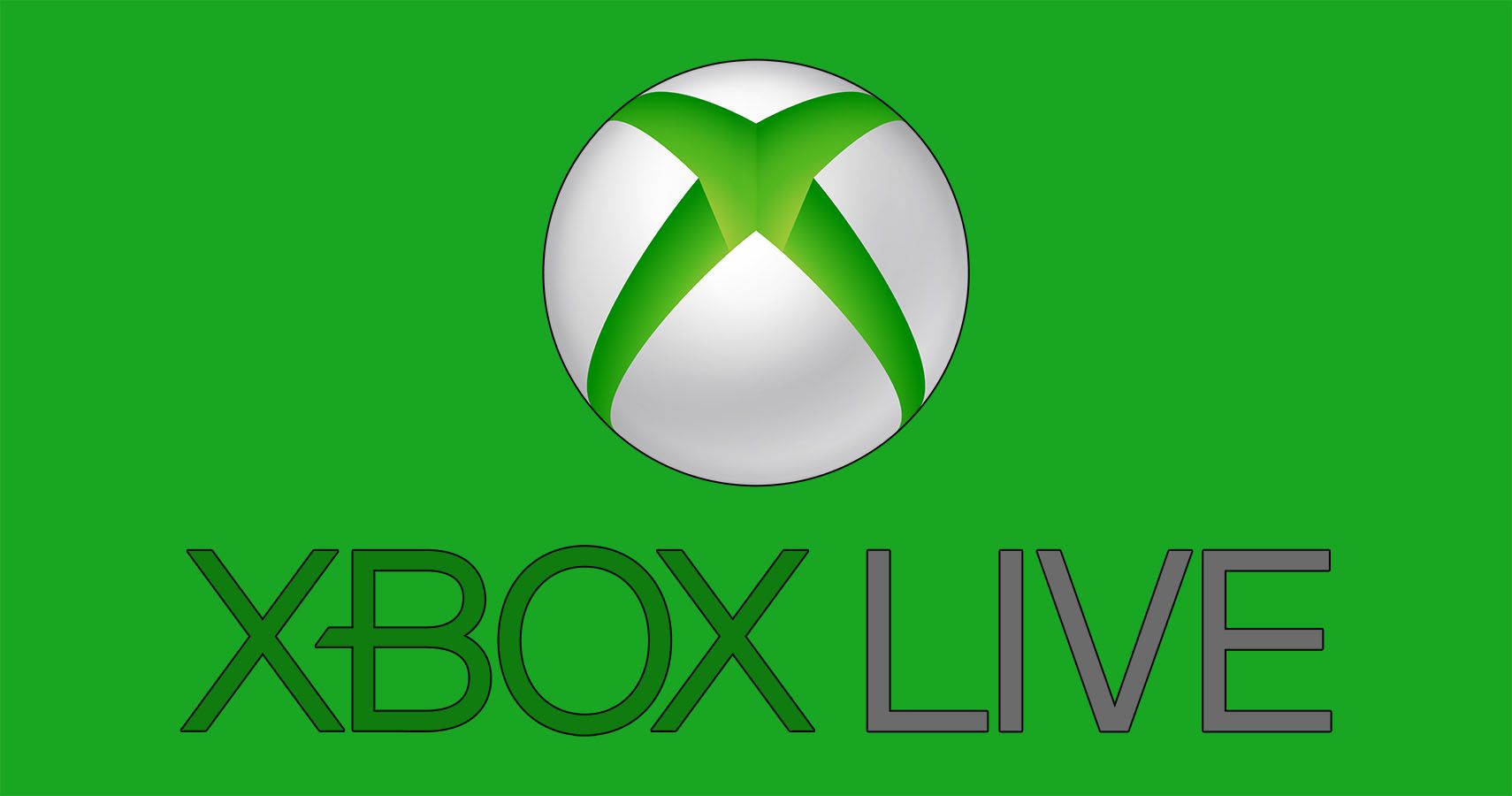 The Xbox Live logo over a green background.