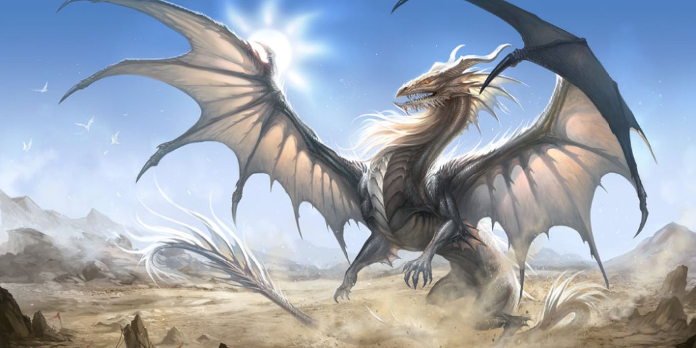 Platinum Dragon from Dungeons and Dragons