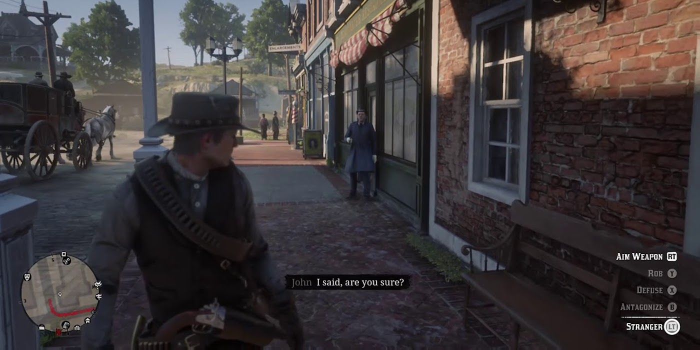 Red dead redemption 2 talking to stranger