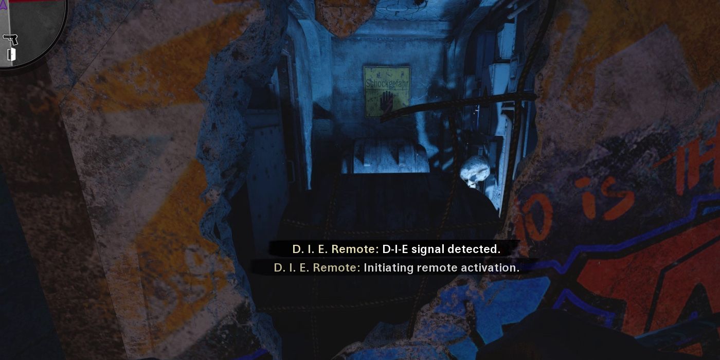 Call Of Duty Black Ops Cold War: Activation The D.I.E Gun Through The Hole In The Wall