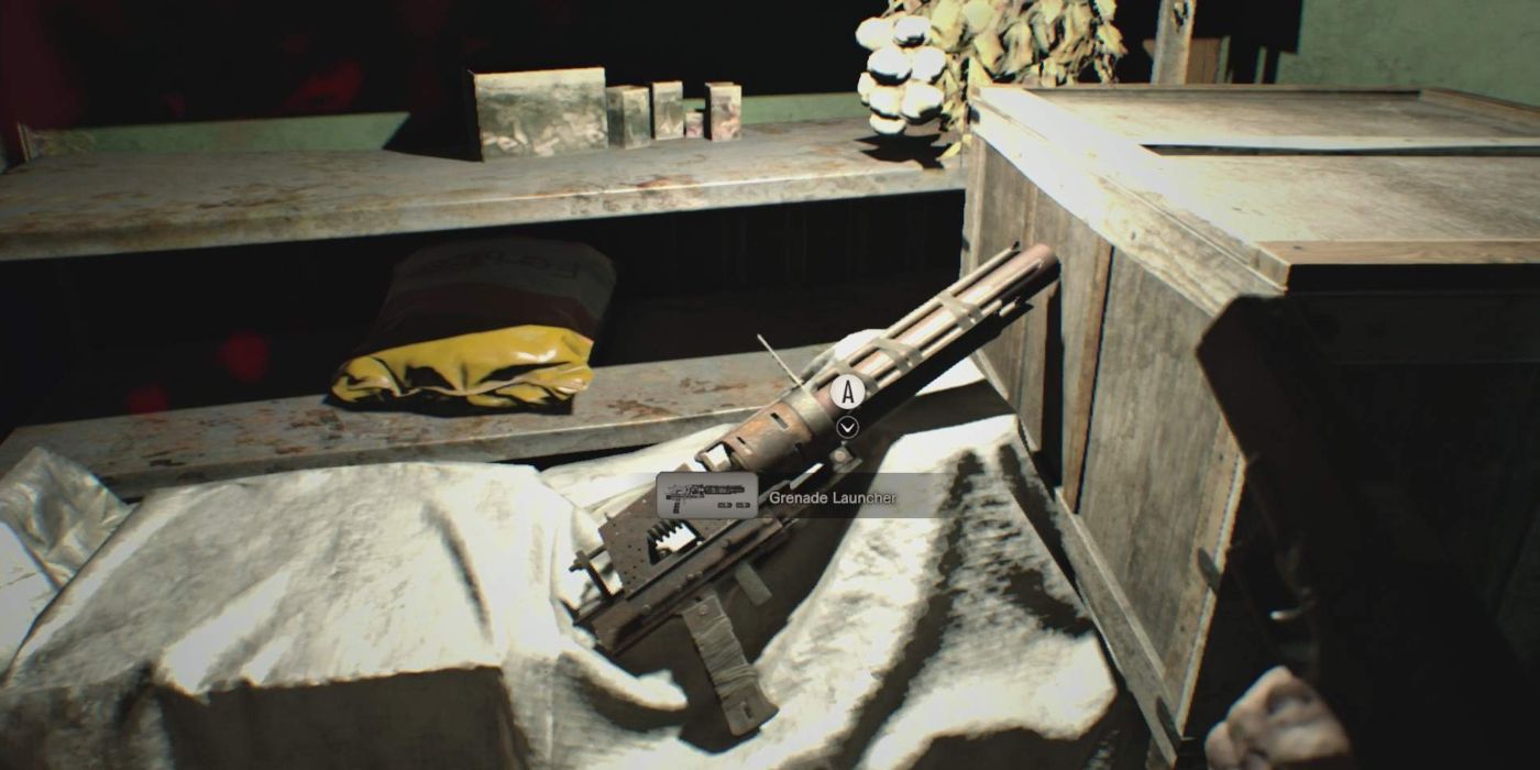 Resident Evil 7 Screenshot Grenade Launcher