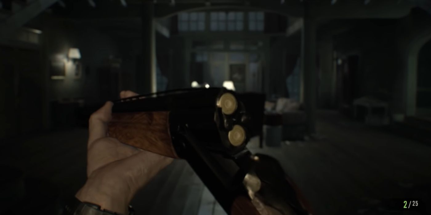 Resident Evil 7 Screenshot M21 Shotgun