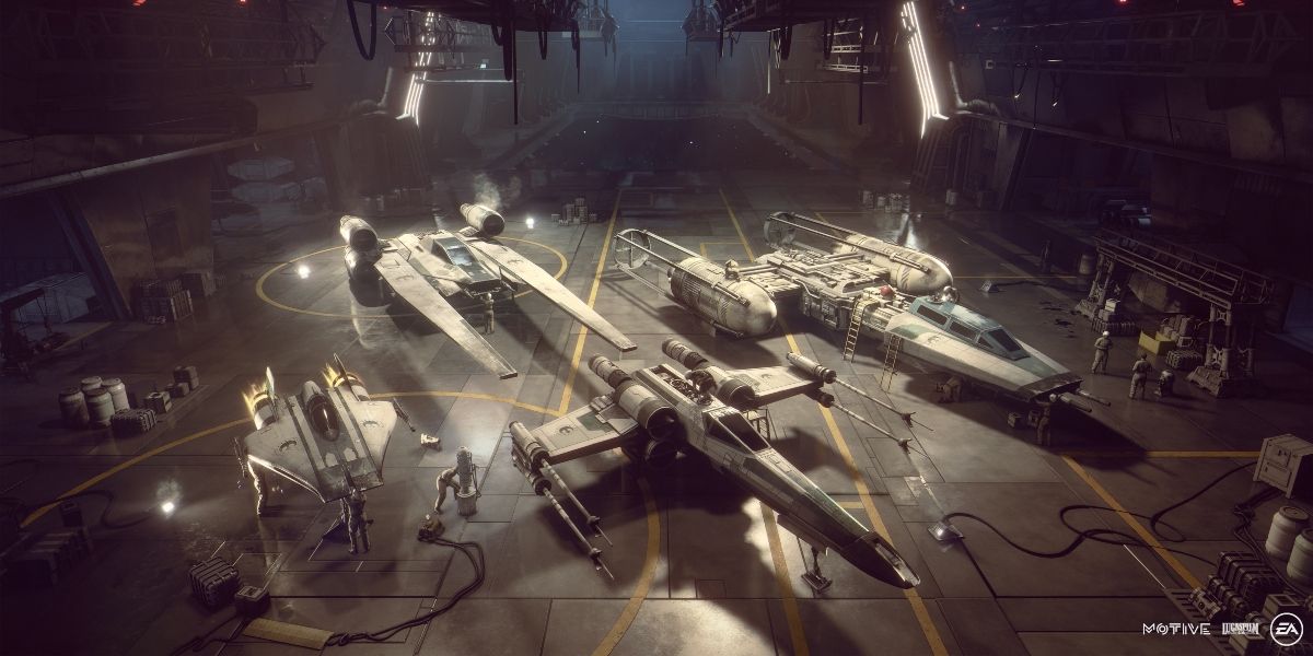 The Rebel ships in Star Wars Squadrons