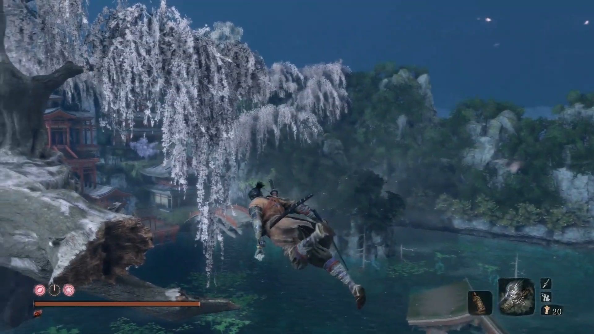 Sekiro Flying Over Fountainhead Palace