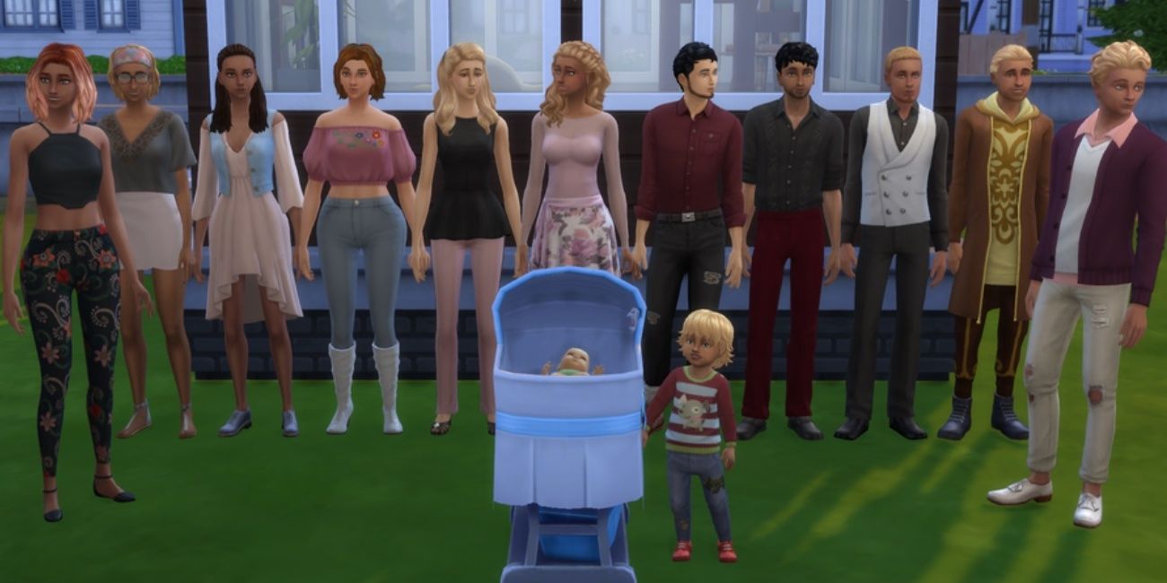 siblings 100 baby challenge sims 4