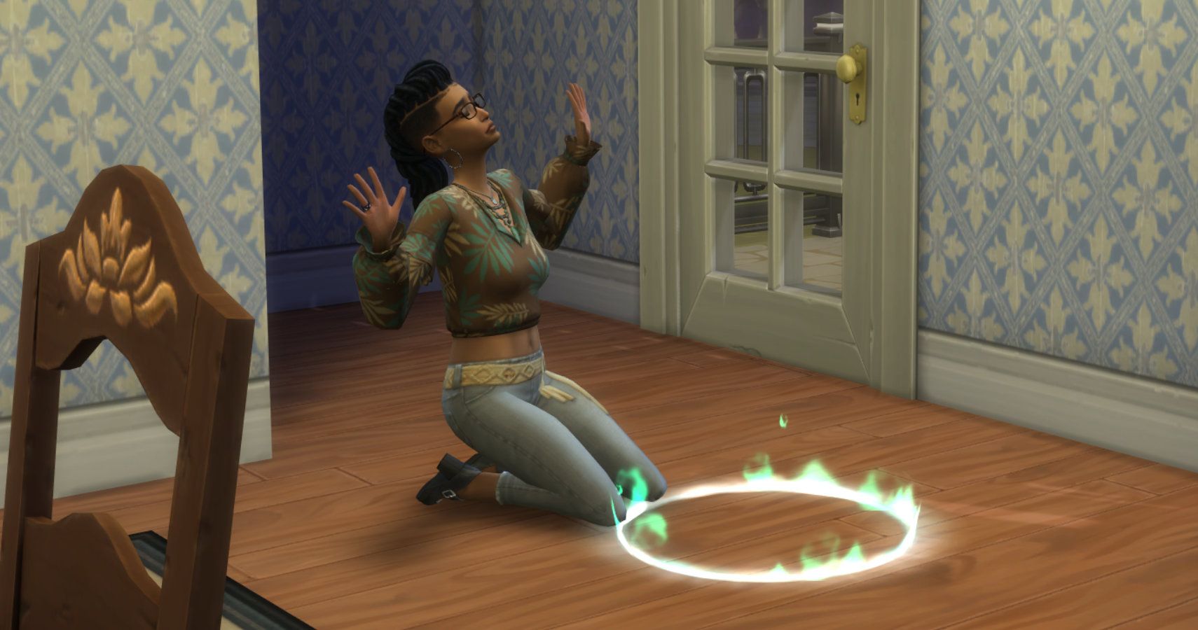 Build With Me: Haunted House using The Sims 4 Paranormal Stuff