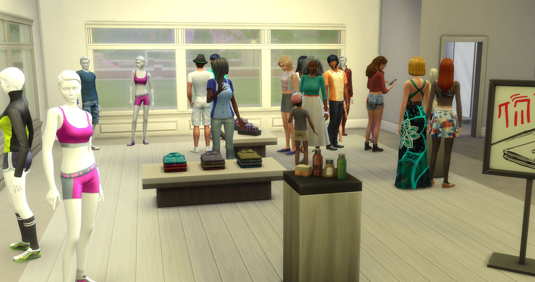 the sims 4 get to work retail