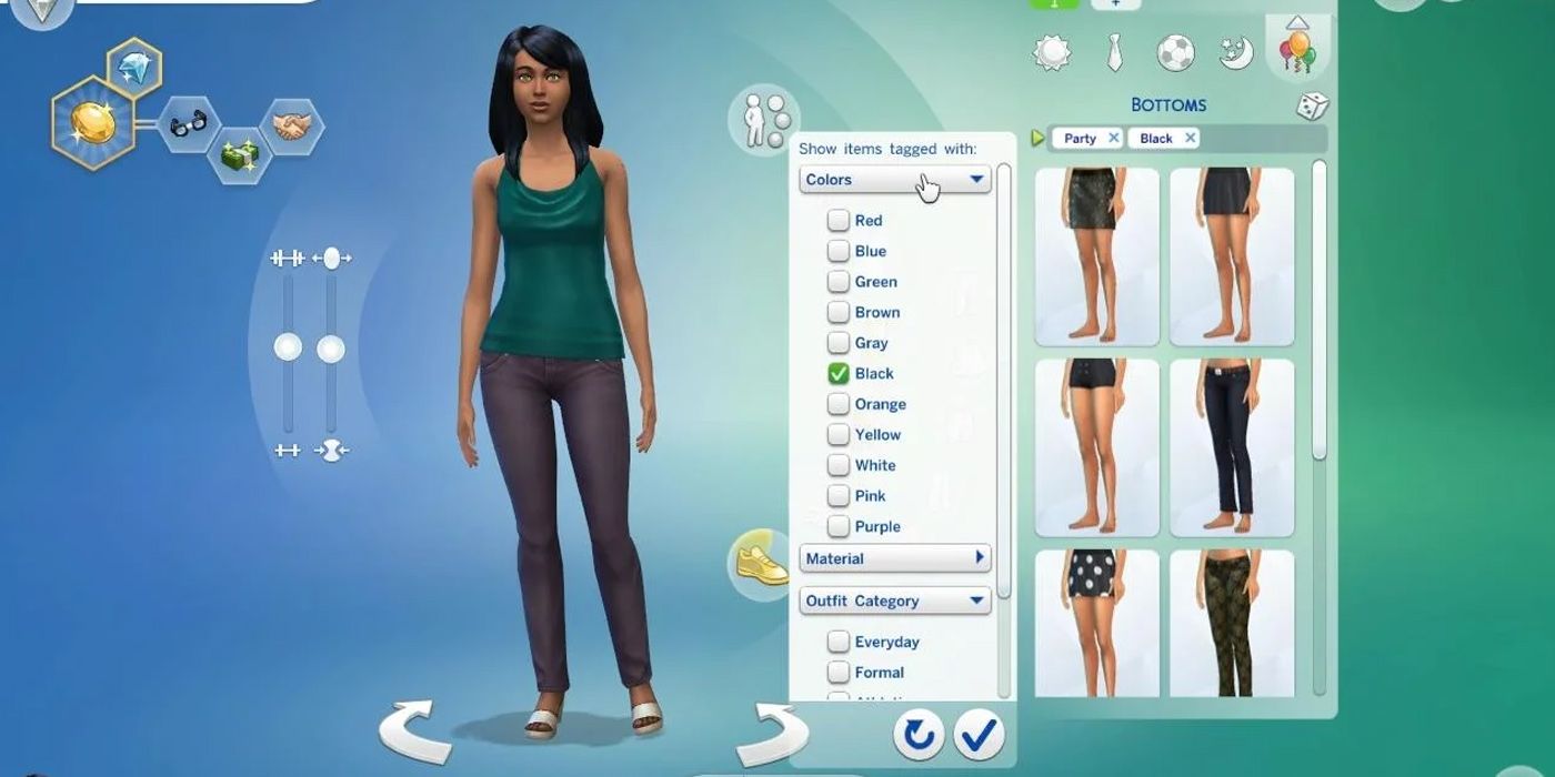 The Sims 4's Character Creator