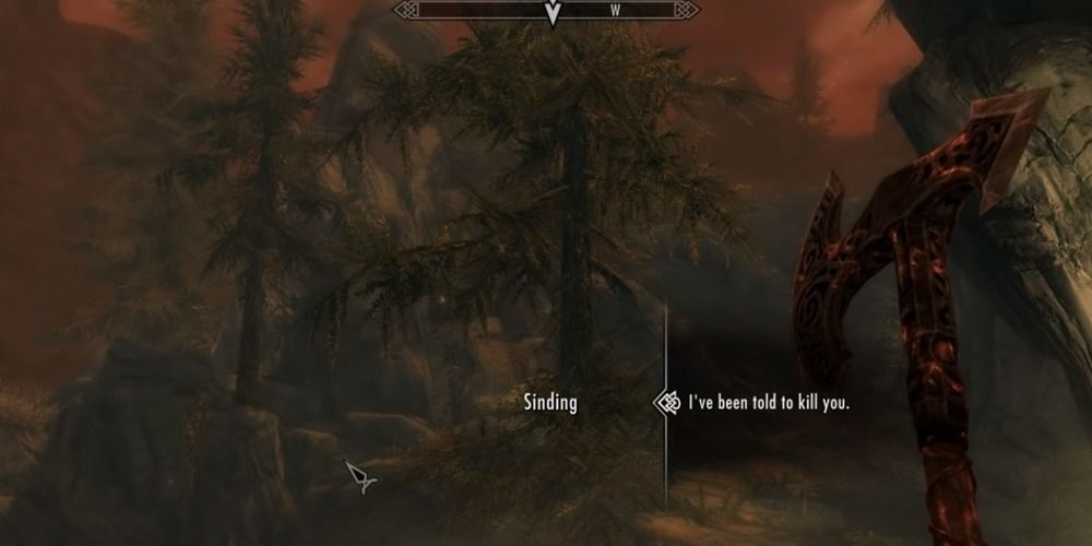 Contronting Sinding in Bloated Man's Grotto Skyrim