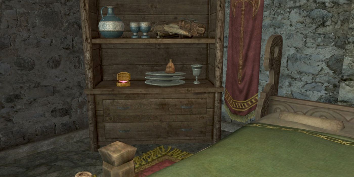 Skyrim Stone of Barenziah in kodlak whitemanes room