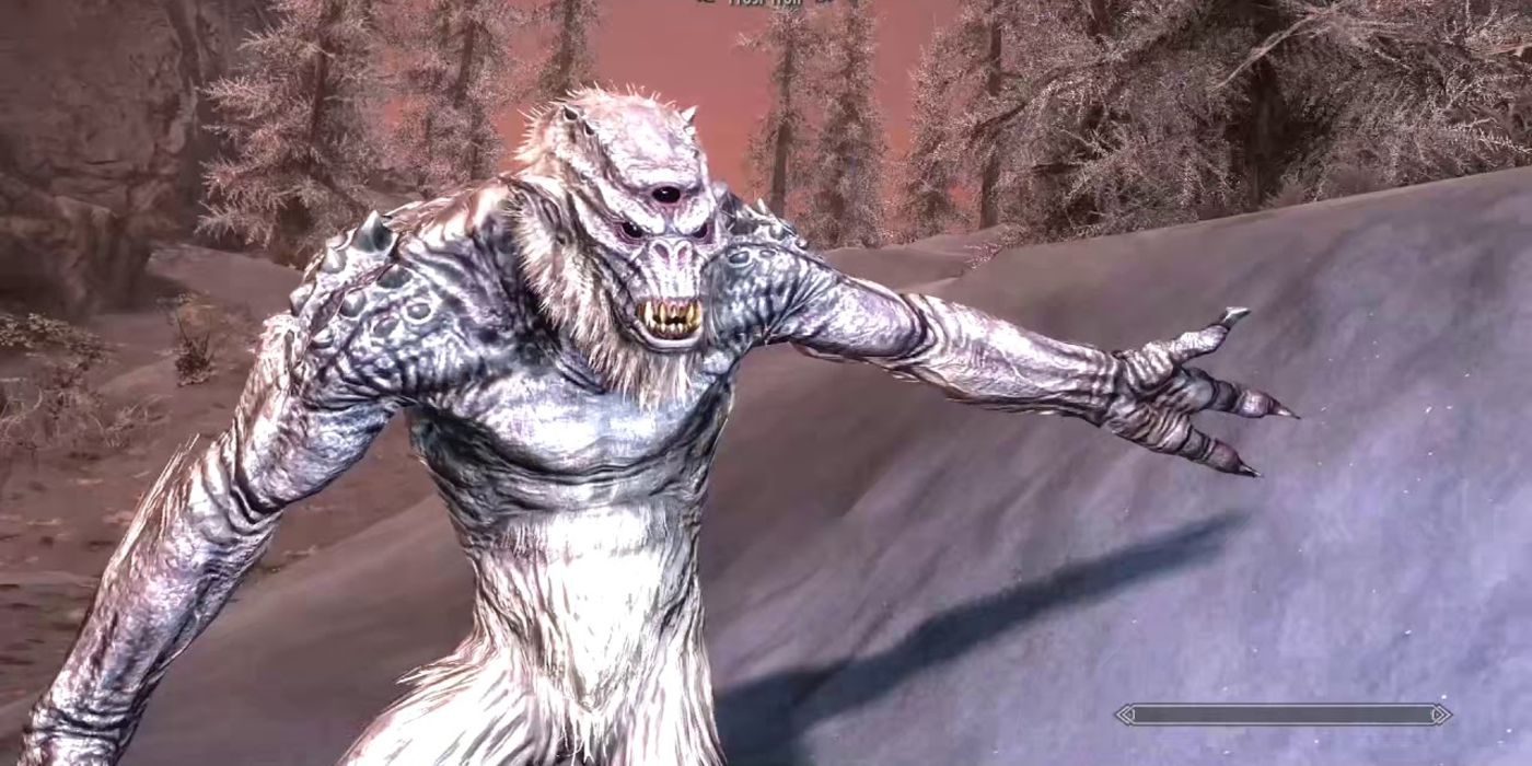 Skyrim frost troll