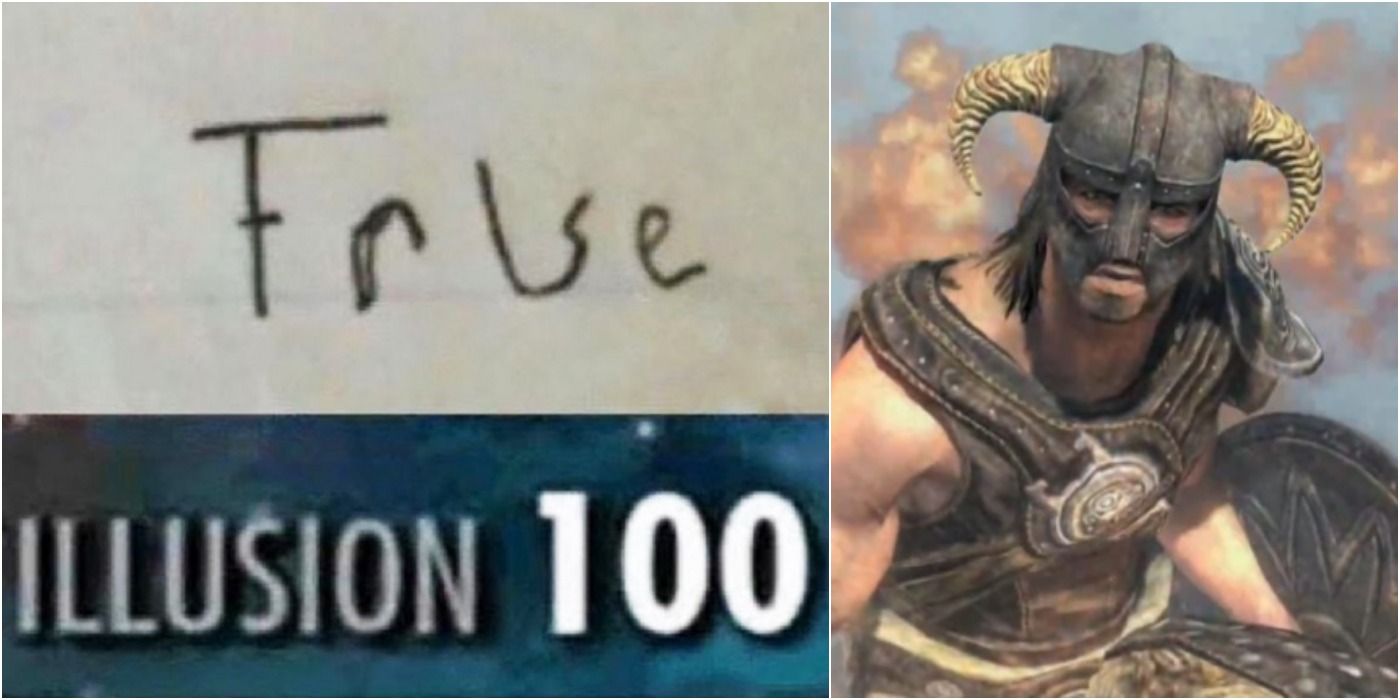 Skyrim 10 Skill Memes That Are Too Hilarious For Words