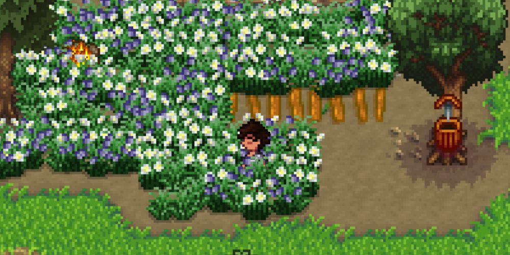 Stardew Valley Wild Flowers Grass Mod