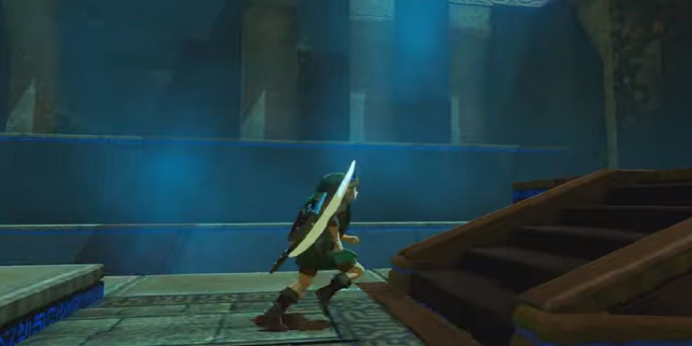The Legend of Zelda Breath of the Wild Link in 'Dungeon136'