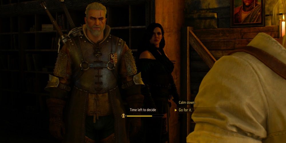The Witcher 3 Telling Ciri To Go For It