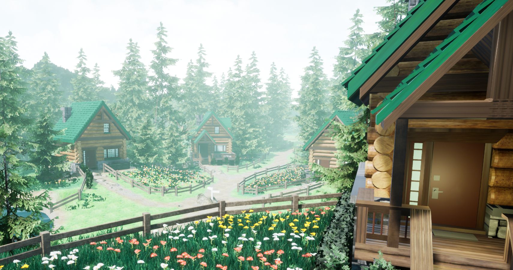 Twinleaf Town made with Unreal Engine