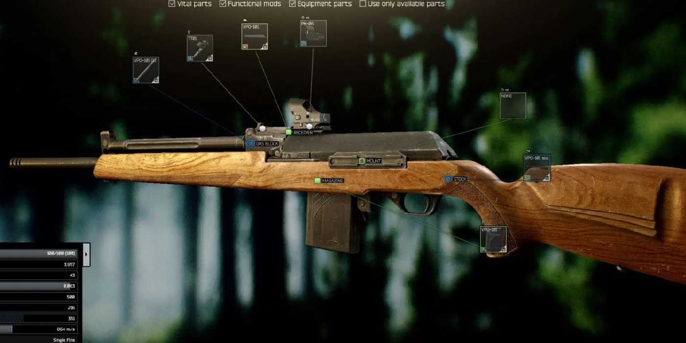 Escape From Tarkov for PC. Vepr Hunter Marksman Rifle