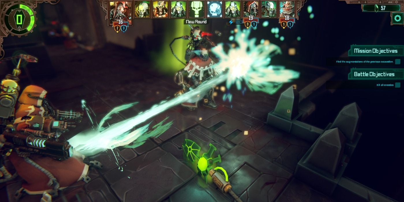 image of gameplay from Warhammer 40K: Mechanicus