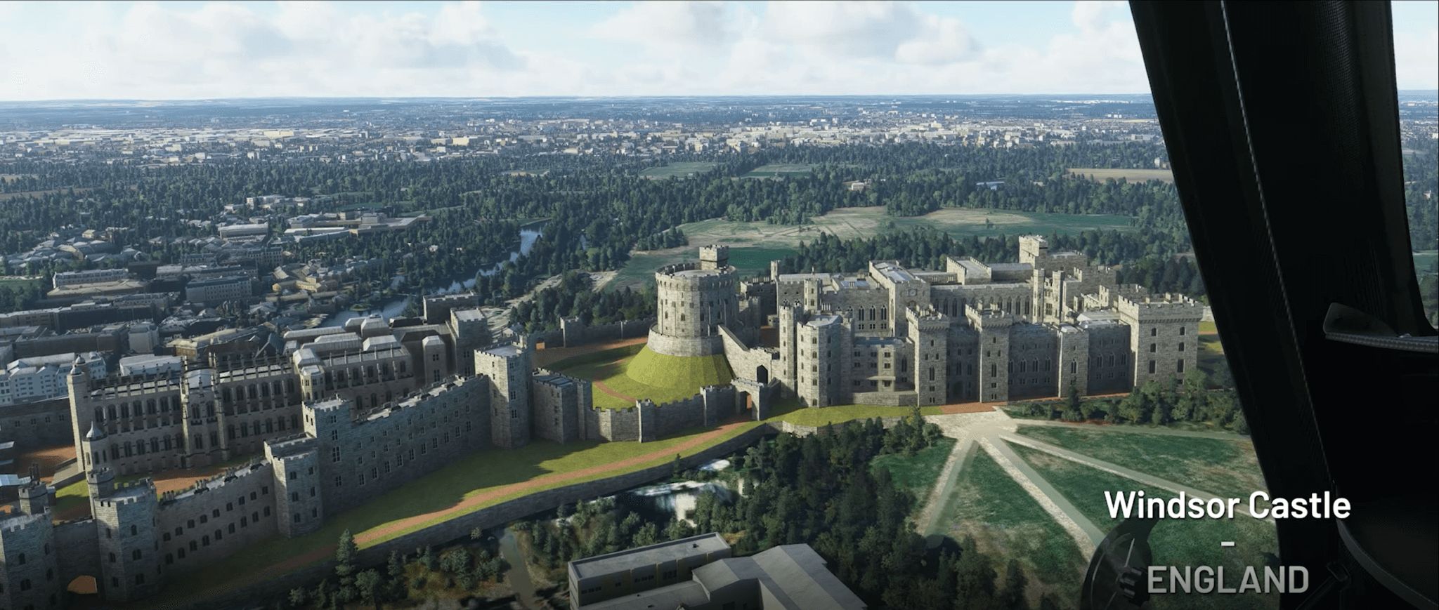 England's Windsor Castle added to Microsoft Flight Simulator