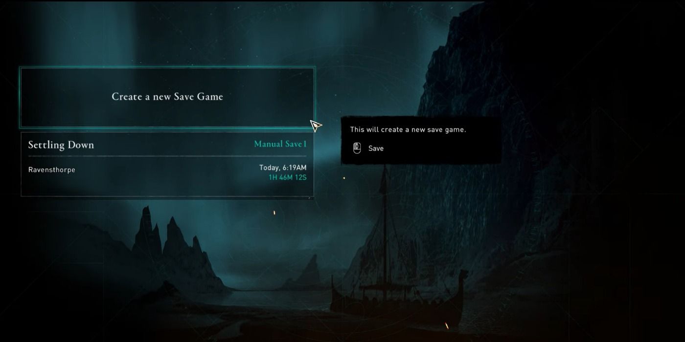 Manually save in Assassin's Creed Valhalla