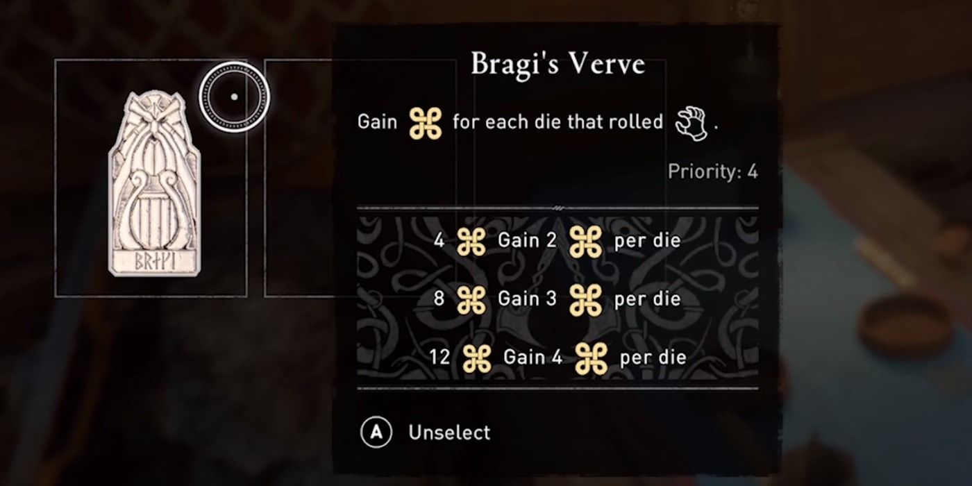 Bragi's Verve in Orlog in Assassin's Creed Valhalla